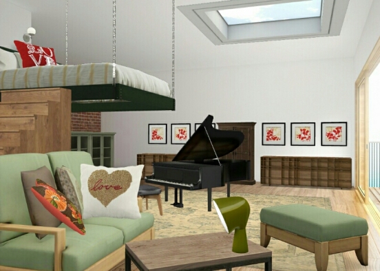 Pianoforte Design Rendering