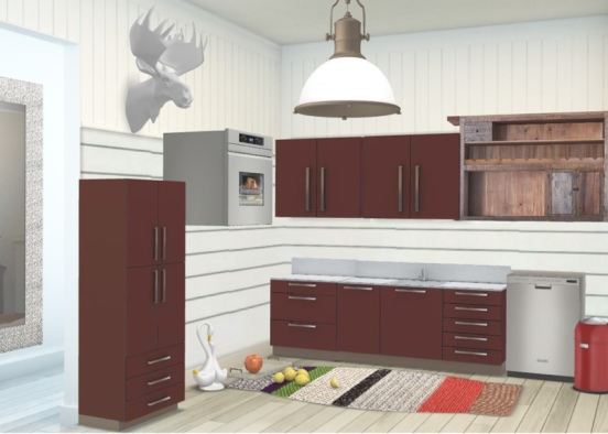Bassic style kitchen ❤️ Design Rendering