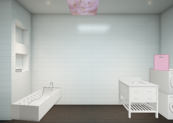 Salle de bain sans toilettes Design Rendering