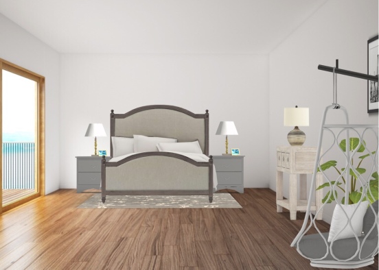 Guest bedroom project Design Rendering