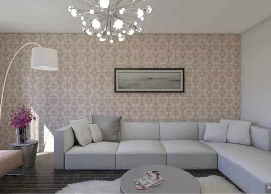 Pink livingroom 😍 Design Rendering
