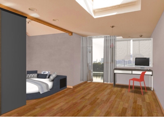 Bedroom with a view Design Rendering