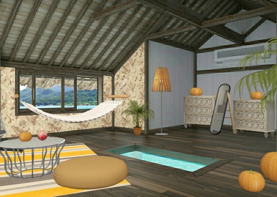 Tropical autumn Design Rendering