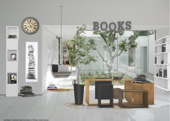 calming and reading place Design Rendering