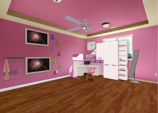 Brianna’s room  Design Rendering