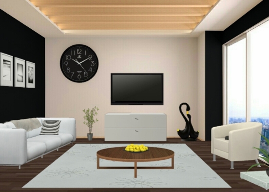 Livin room Design Rendering