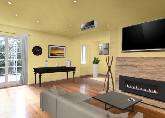 Sala de estar|Luna Design Rendering