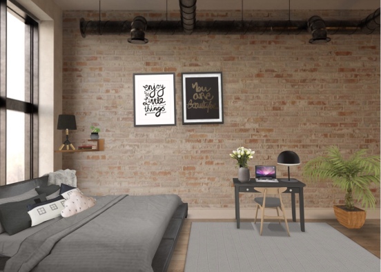 studio apartment roim  Design Rendering