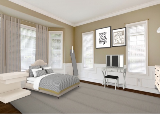 Dream Bedroom  Design Rendering