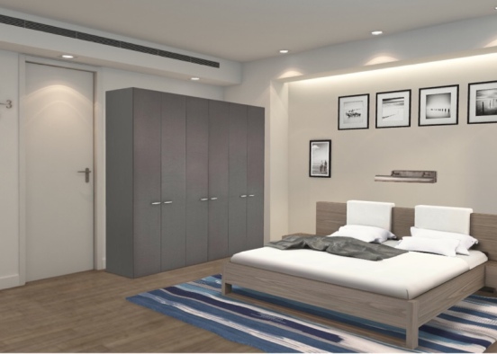 Bedroom by.Noey Design Rendering
