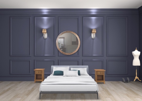 bedroom de luxe  Design Rendering