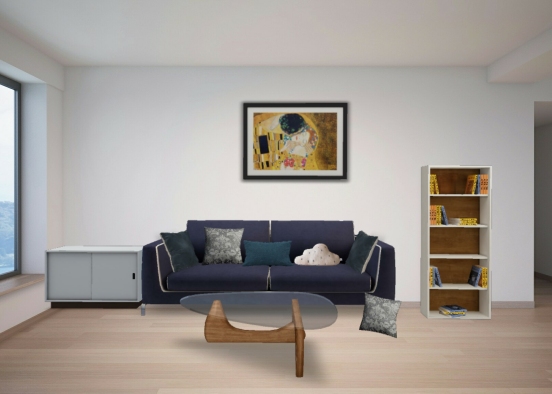 Y/Ns Living Room. Yesterday's Lovers  Design Rendering