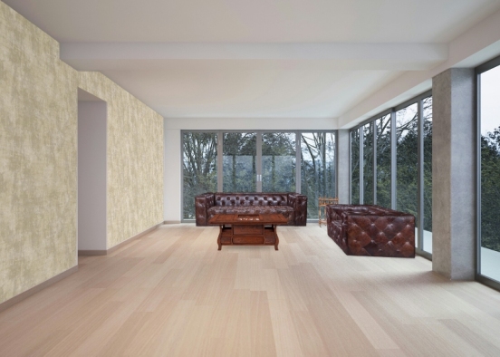 Panoramic living room Design Rendering