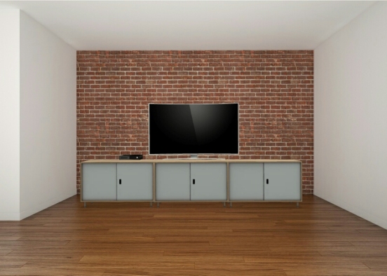 Sala de tv Design Rendering