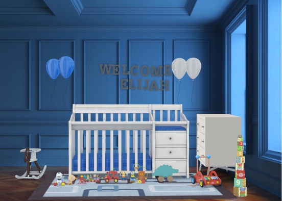welcome baby Elijah  Design Rendering