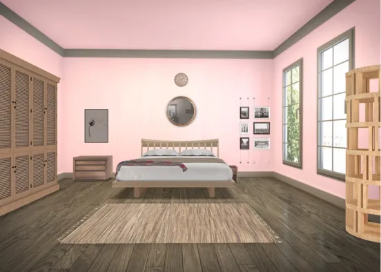 Cottage Style Pinks Design Rendering