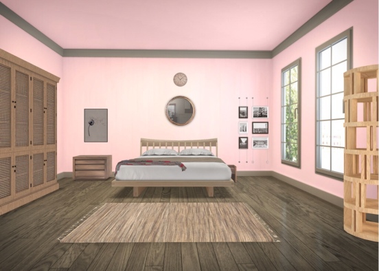 Cottage Style Pinks Design Rendering