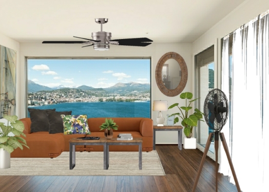 Death In Paradise- Caribbean Style Living Design Rendering