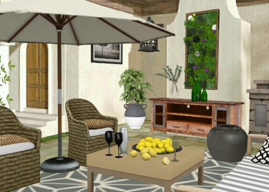 Bello atardecer Design Rendering