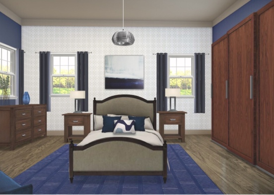 Guest bedroom Design Rendering