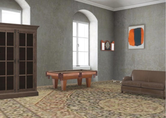 Old living room Design Rendering