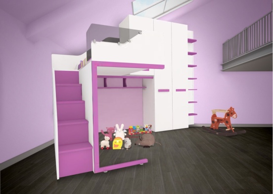 Childs bedroom Design Rendering