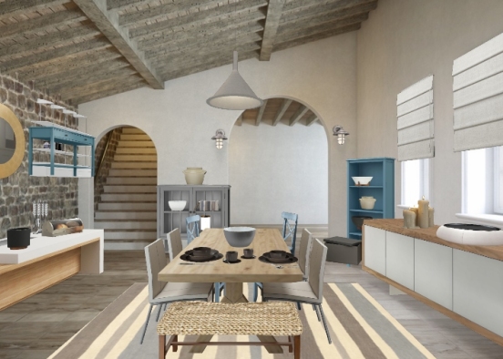 Modern cottage by kd Design Rendering