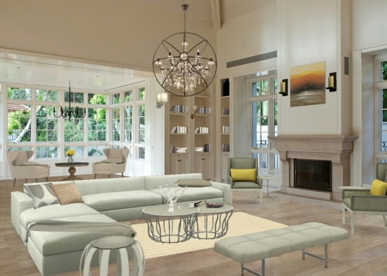 Leen's living room Design Rendering