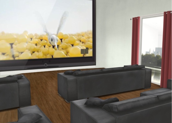 movie relaxing room  Design Rendering