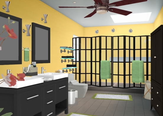 My dream bathroom  Design Rendering