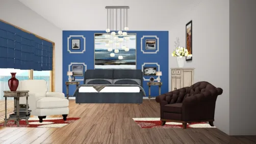 Habitación doble blue