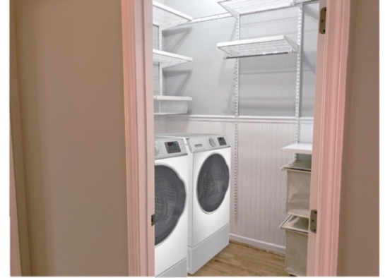 Laundry Room at Adagio Design Rendering