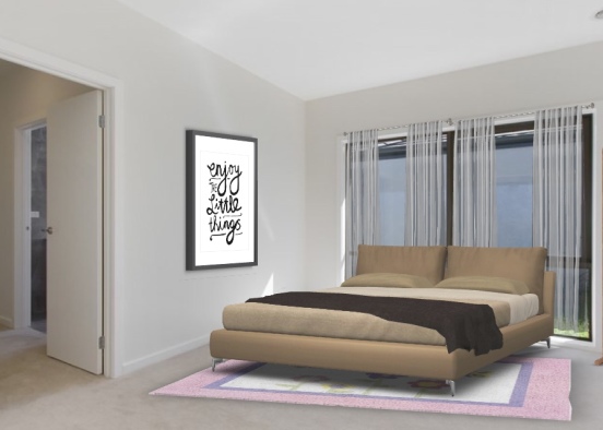 Kitty and addys bedroom Design Rendering
