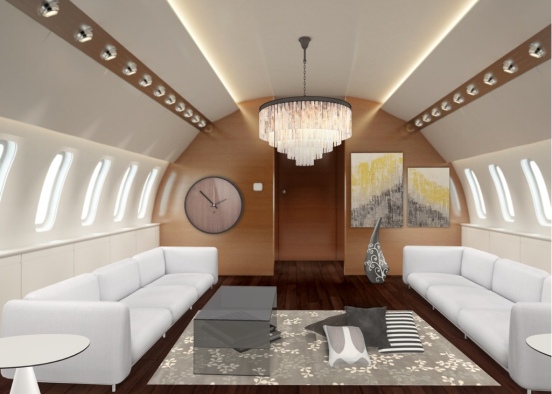 Private Jet Design Rendering