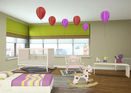 детская комната 😻😻😻😻 Design Rendering