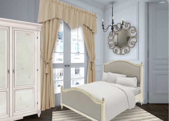 Shabby Chic appartment Design Rendering
