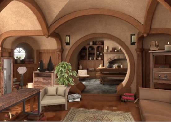 a cozy place for hobbits and hobbit lovers 🙈 Design Rendering