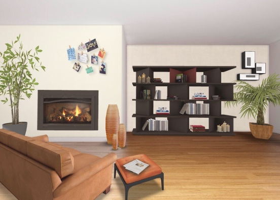 home library Design Rendering