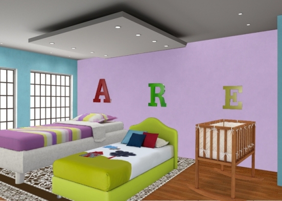 The kids room!! Design Rendering