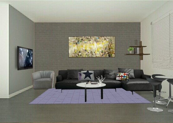 הסלון שלי Design Rendering