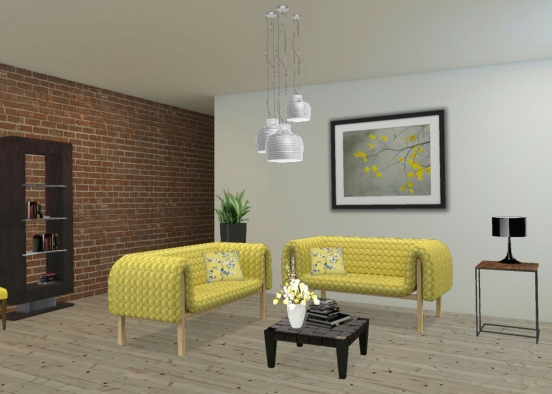 Sala de estar 1 Design Rendering