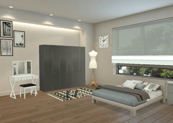 A Modern Room  Design Rendering