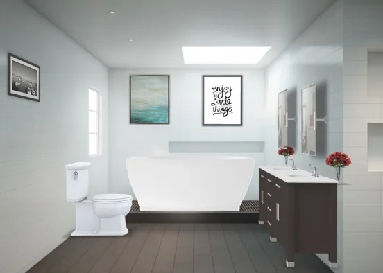 beautiful bathroom  Design Rendering