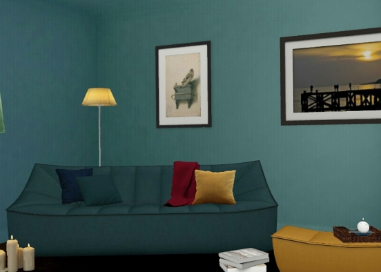 Cosy Lounge Room Design Rendering