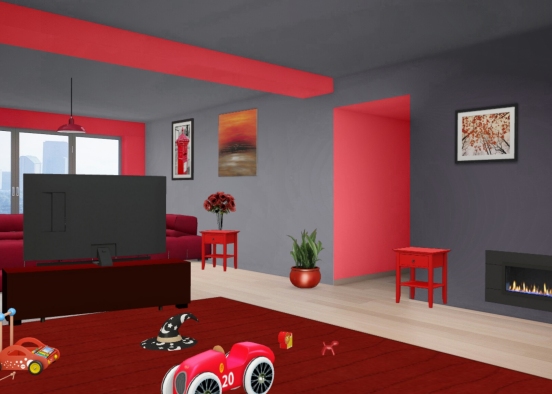 Passion for red Design Rendering
