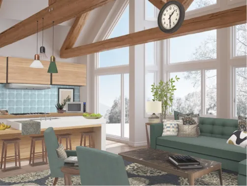 Living Room with a View