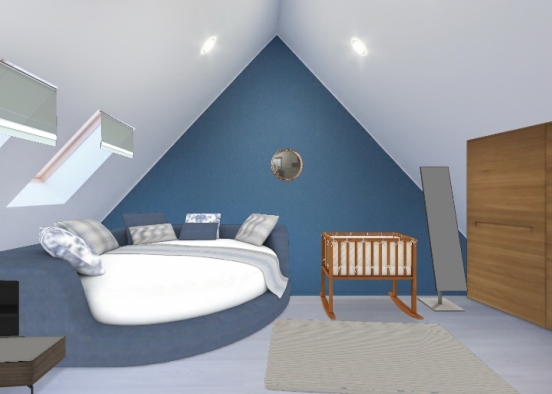 Chambre Bleue Design Rendering