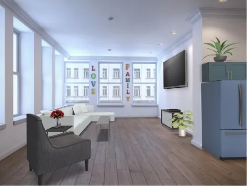 Living Room for Smith House