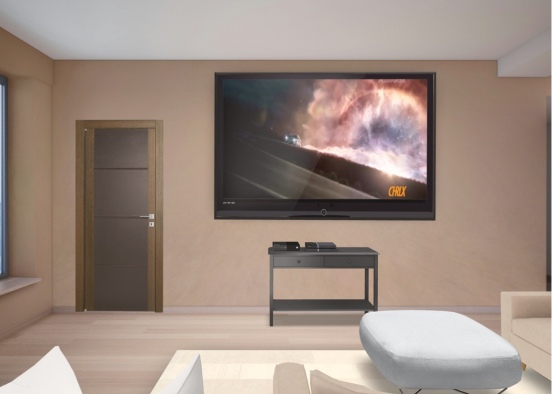 TV room Design Rendering
