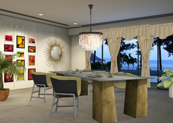Dream dining room #1 Design Rendering
